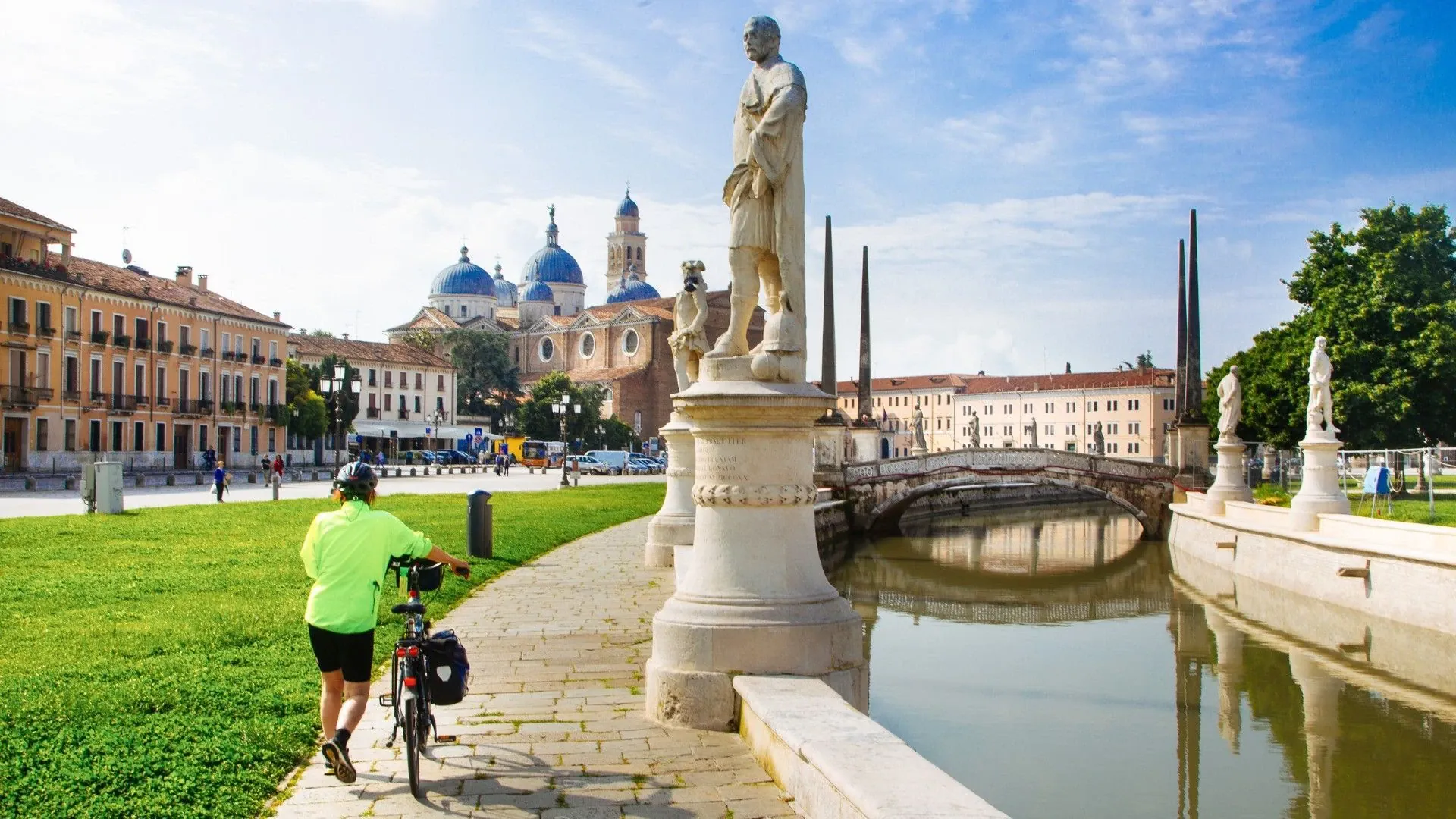 Villa Rotonda de Palladio a velo - Vicence - Italie