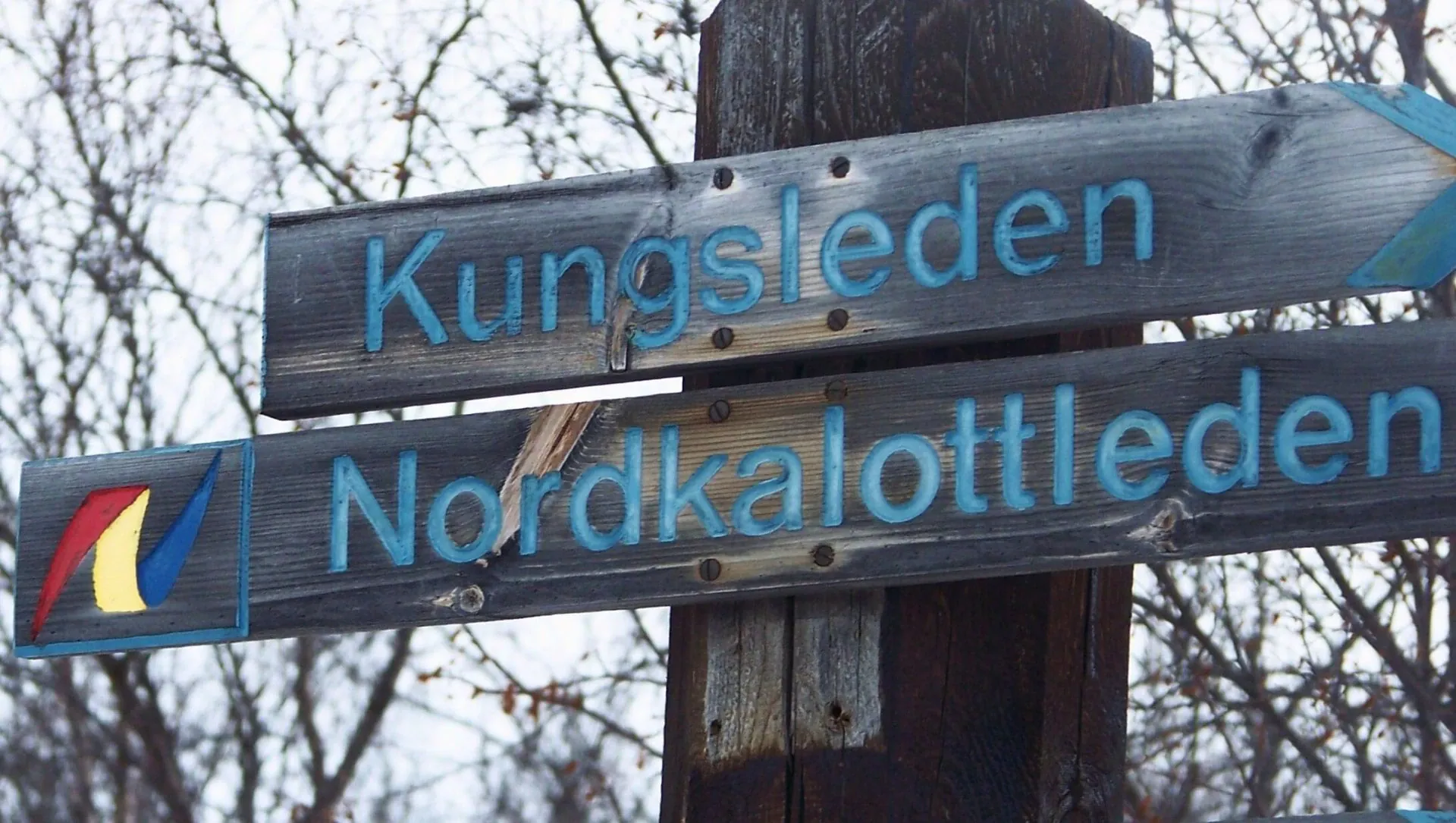 Panneau De La Kungsleden - Suède