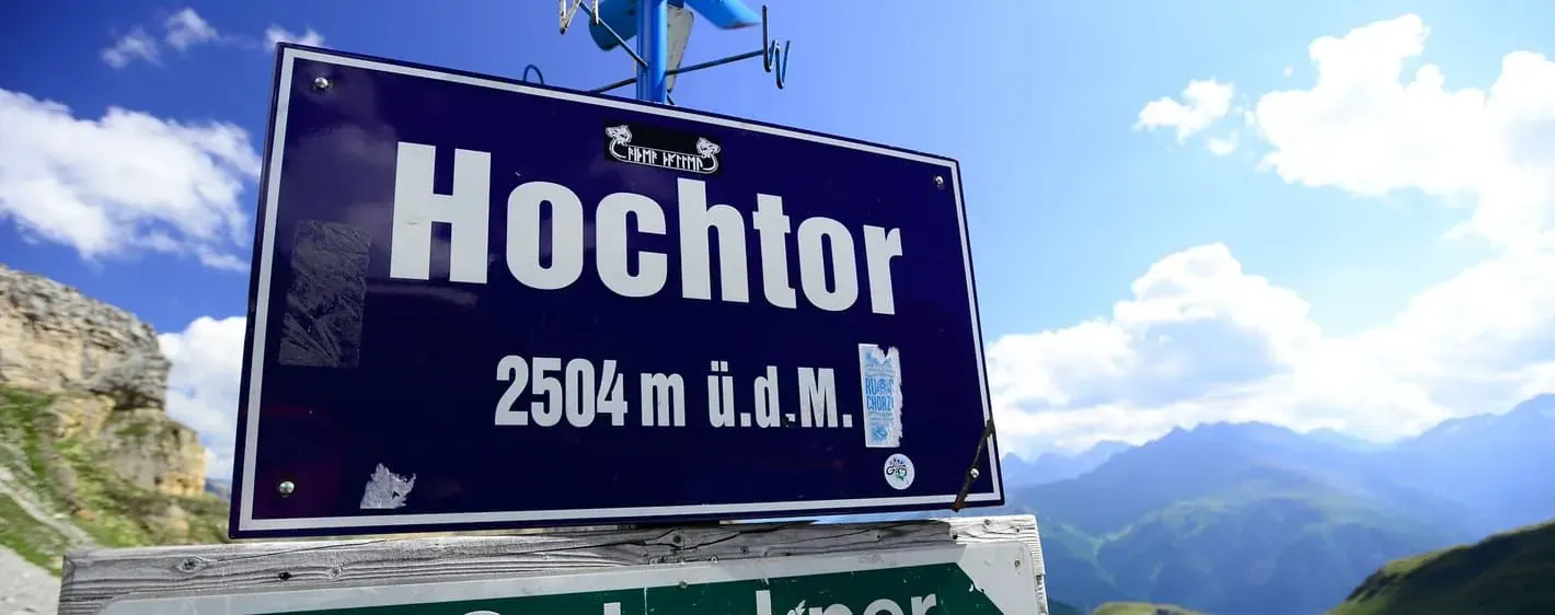 Panneau Hochtor - Autriche