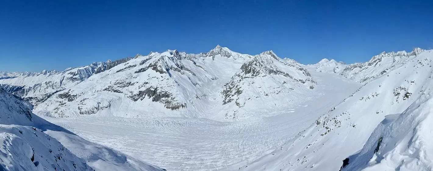 Panorama Glacier Aletsch - Suisse