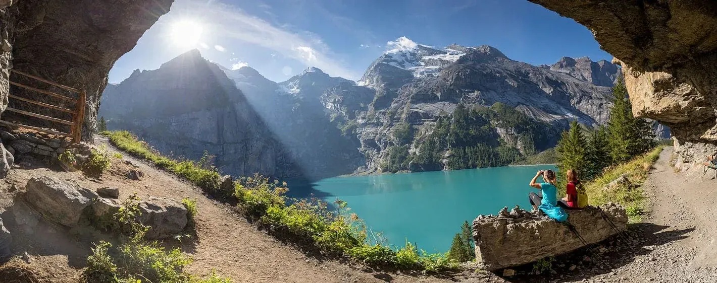 Panorama Lac Oeschinen - Suisse