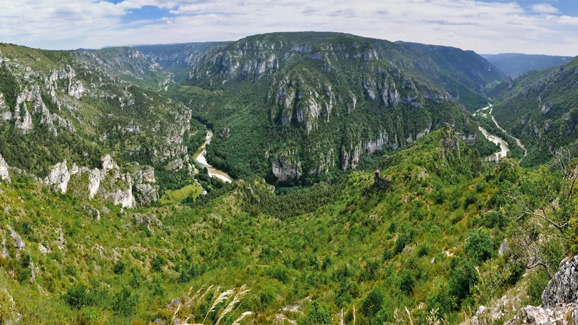 Panorama Point Sublime Gorges Du Tarn - France