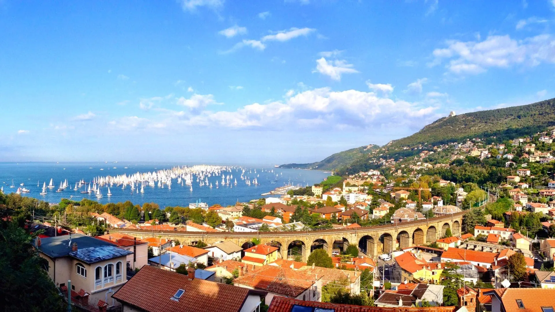Panorama Sur La Baie De Trieste - Italie