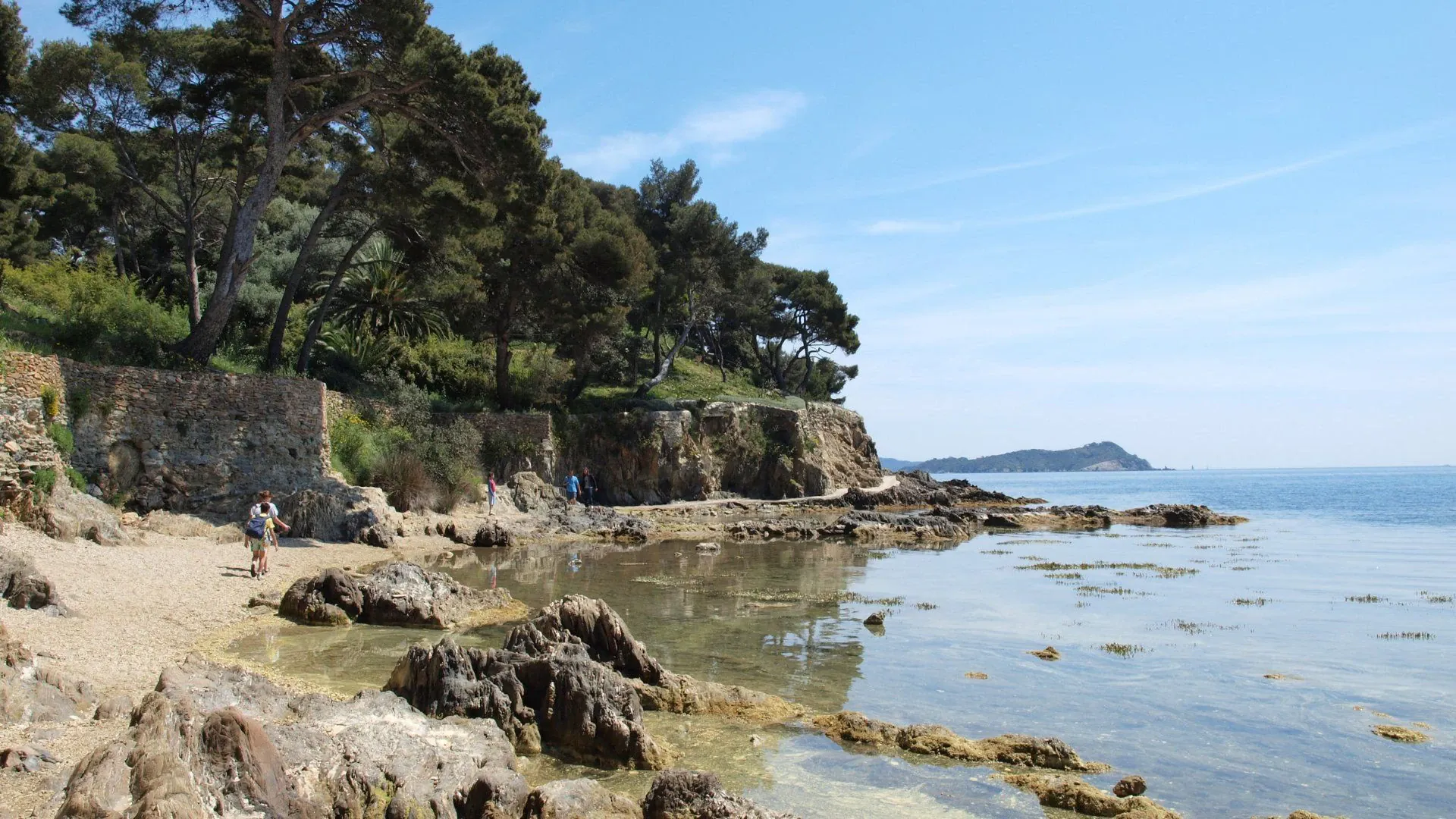 Vue panoramique sur les Îles d'Or - Var - France