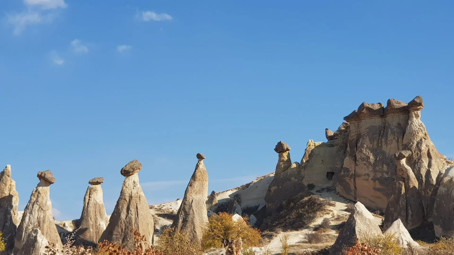 Vue panoramique du village d'Ortahisar - Cappadoce - Turquie