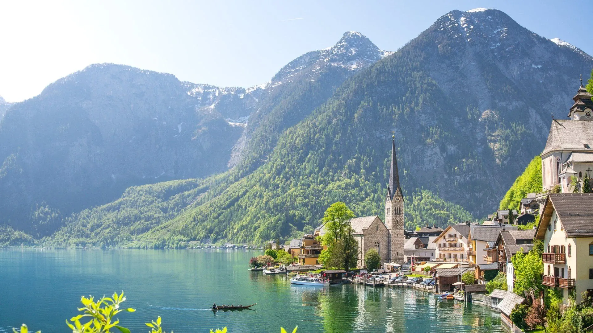 Vue panoramique du Salzkammergut - Autriche