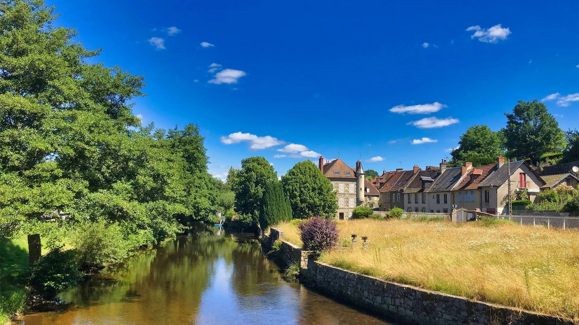 Riviere Raab pres de Gyor - Hongrie