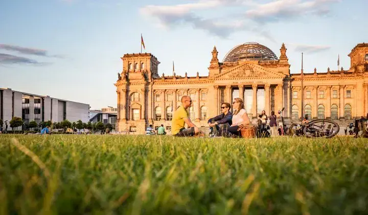 Palais du Reichstag au coucher du soleil - Berlin - Allemagne
