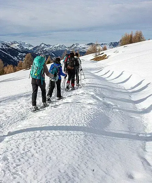 Balcons de Saint-Véran en hiver - Queyras - France