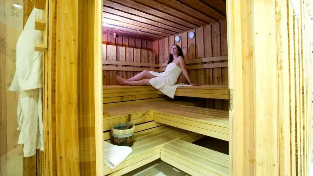 Sauna du centre nordique Kiilopää - Laponie - Finlande
