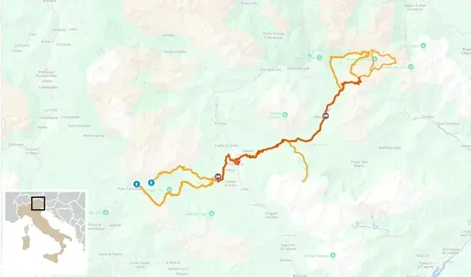 Dolomites Self Guided Hiking Discover Amazing Mountains around Cortina ITALP1001