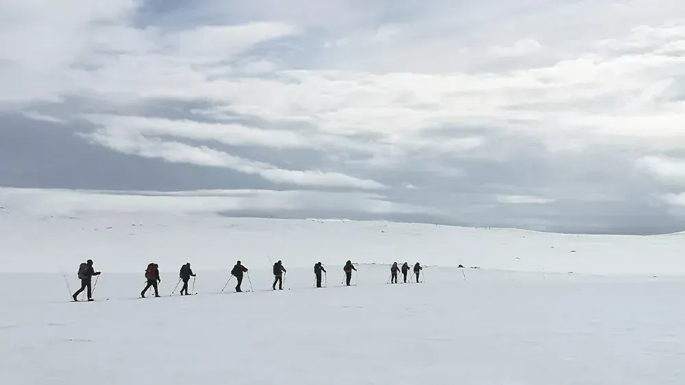 Skieurs Hardanger Norvege C Pierre Jean Pradalier - Norvège © Pierre Jean Pradalier