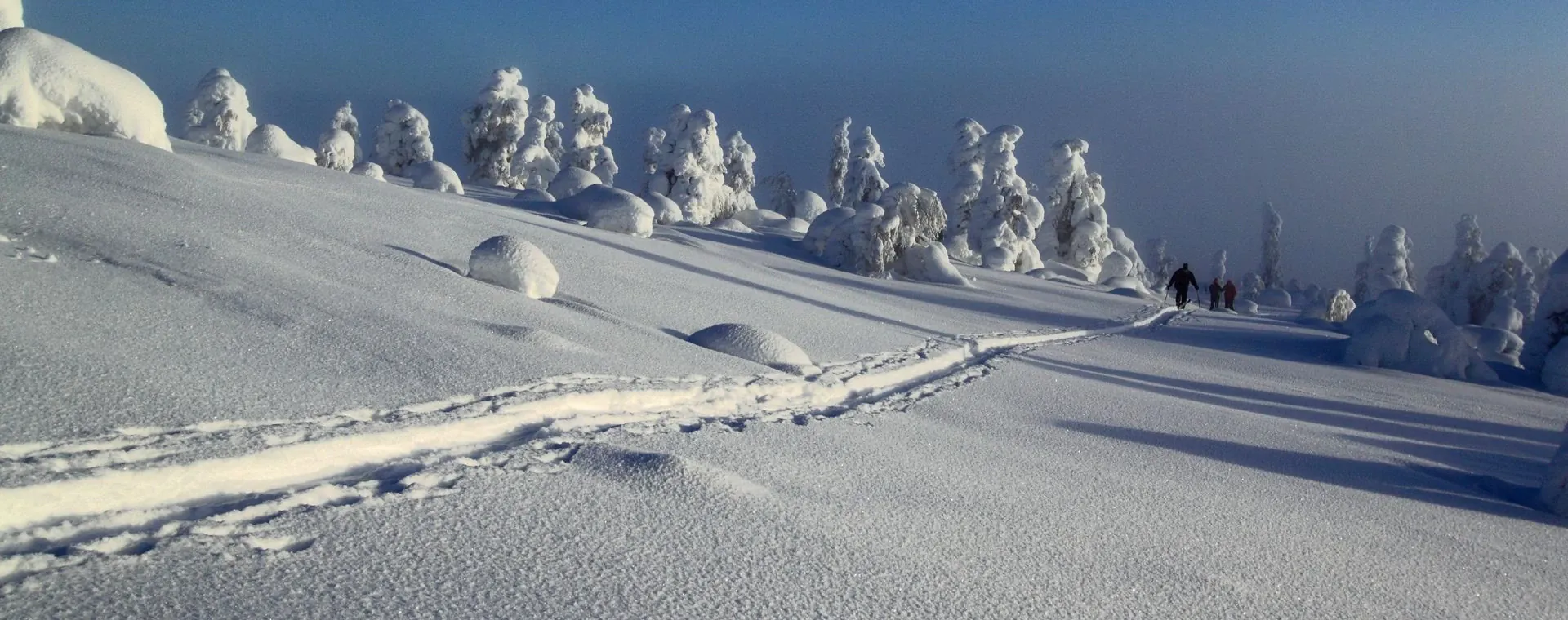 Skieurs Randonnee Nord - Finlande