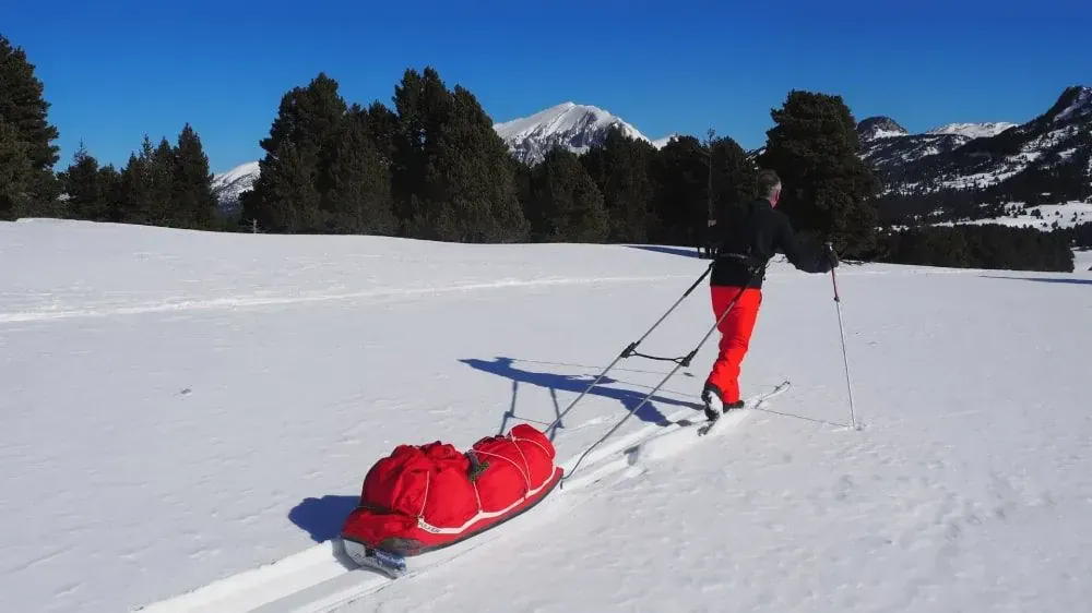 Ski Et Pulka Sur Les Hauts Plateaux Du Vercors C David Praire - Vercors - France © David Praire