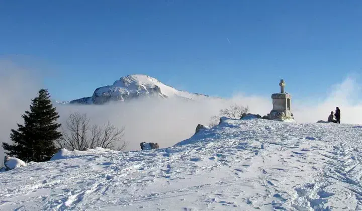 Raquettes a l alpage de Moliere - Vercors - France