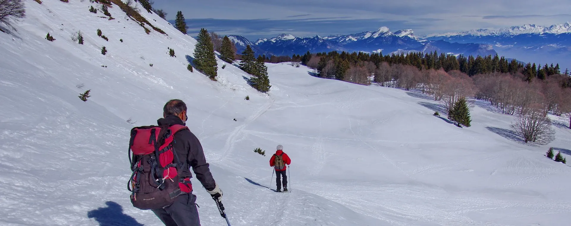 Raquettes dans le massif du Sancy - Auvergne - France