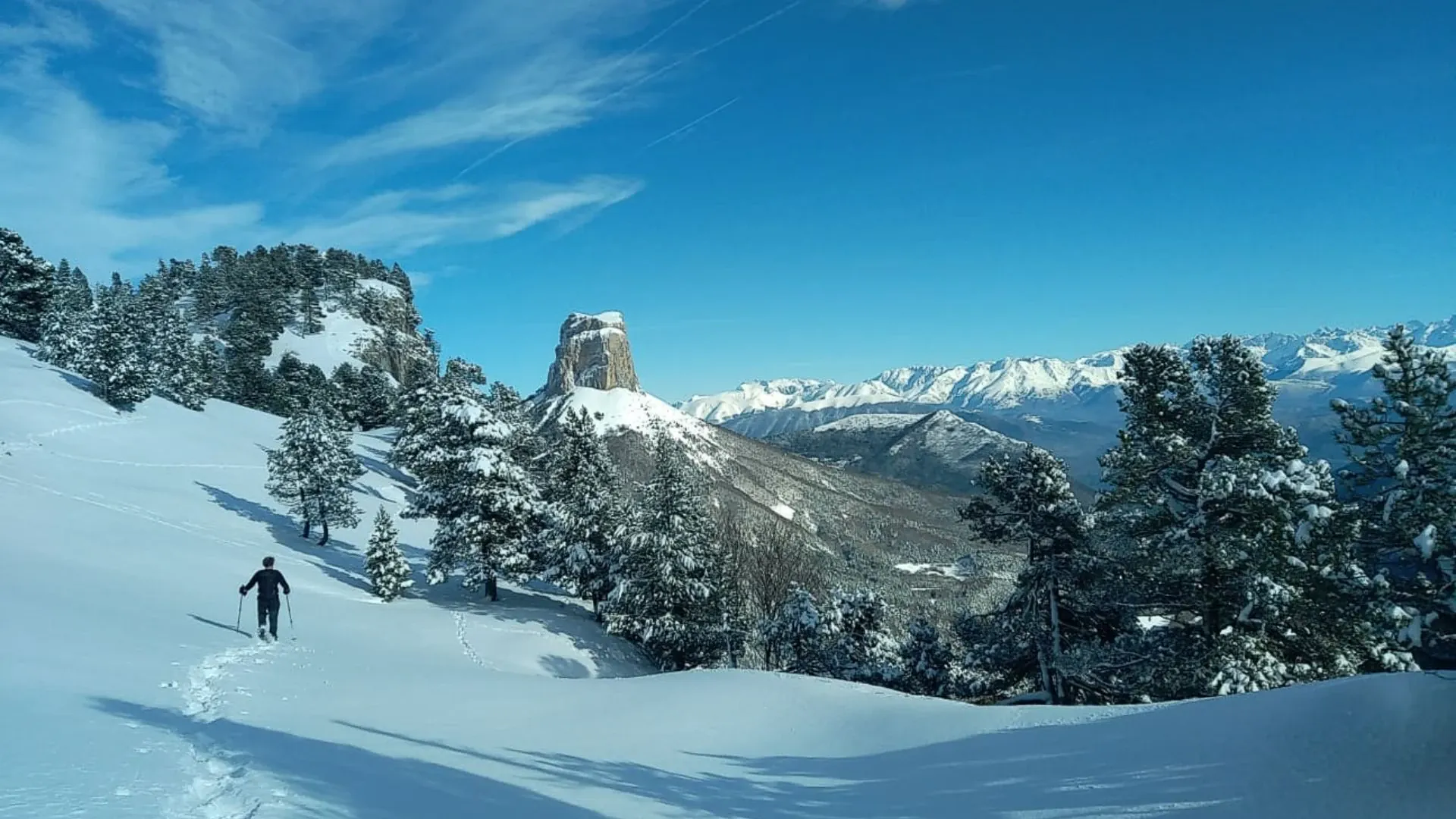 Raquettes dans la Vallée des Loups - Vercors - France