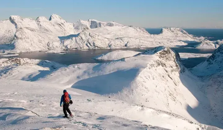 Raquettes sur l'île de Senja - Norvège