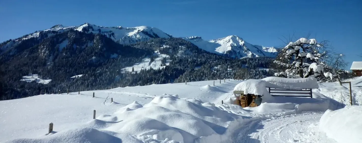 Paysage enneigé d'Äkäslompolo - Laponie - Finlande