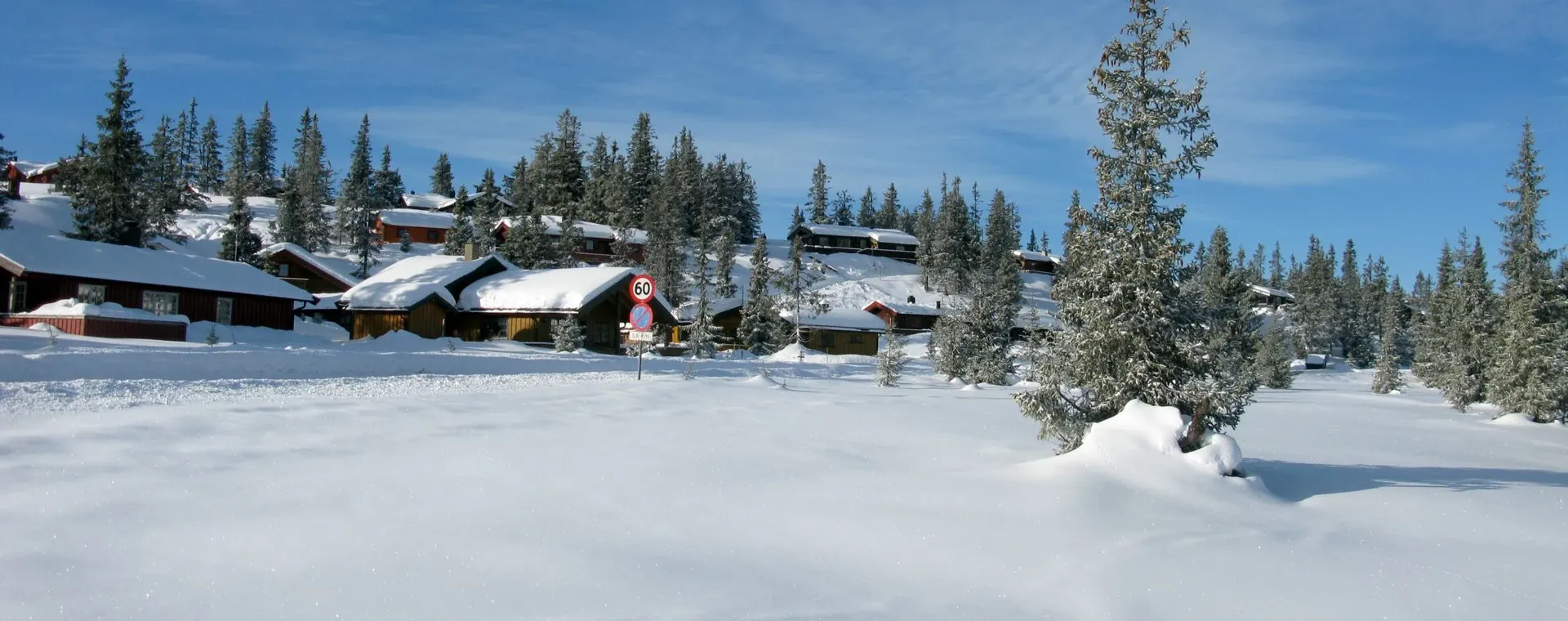 Paysage enneigé des Îles Lofoten - Norvège