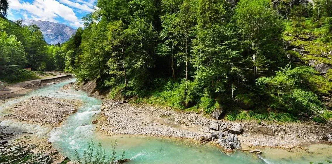 Sortie Gorge Partnach Baviere 0 - Allemagne