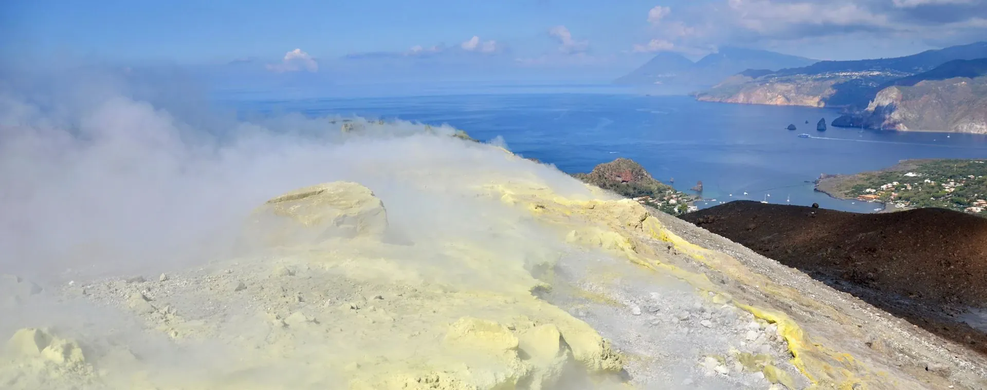 Souffre Volcan Ile Vulcano - Italie