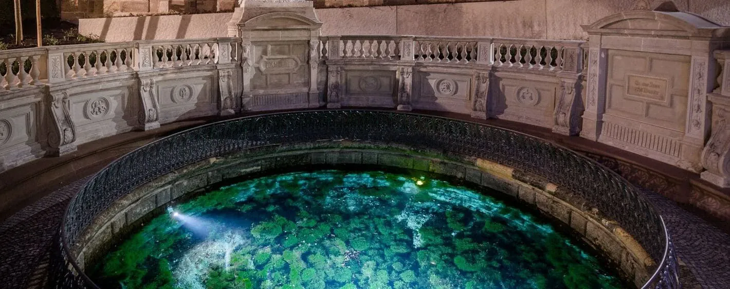 Source Danube Jardins Chateau Donaueschingen - Allemagne