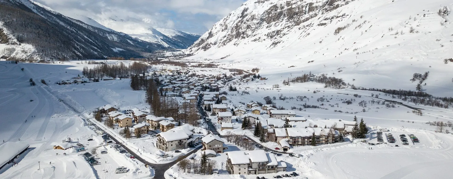 Station Bessans Hiver - France