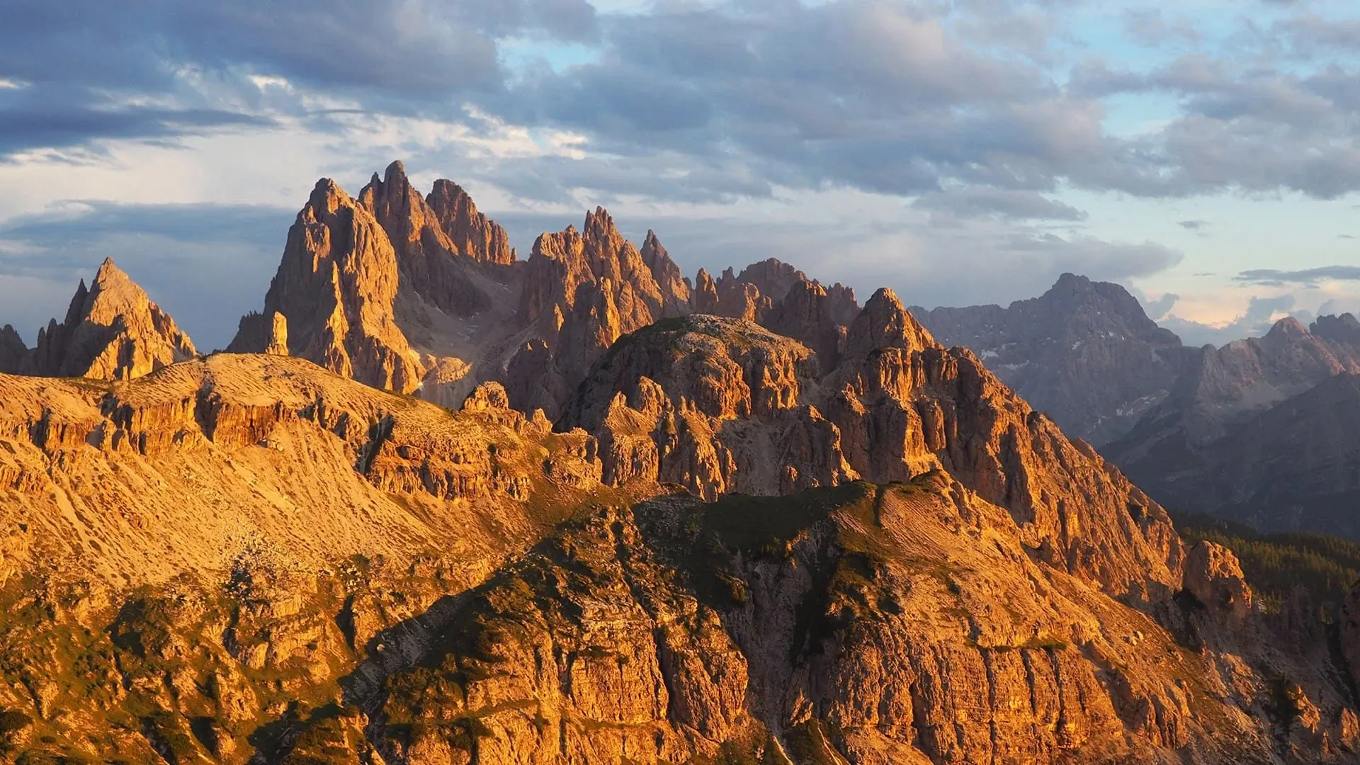 Coucher De Soleil Sur Les Sommets Des Cadini Di Misurina Dolomites Cthomas Praire - Dolomites - Italie
