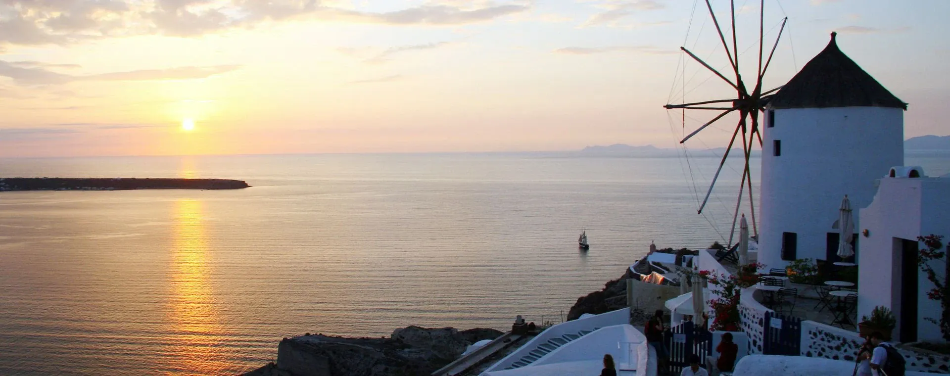 Coucher de soleil à Oia - Santorin - Grèce