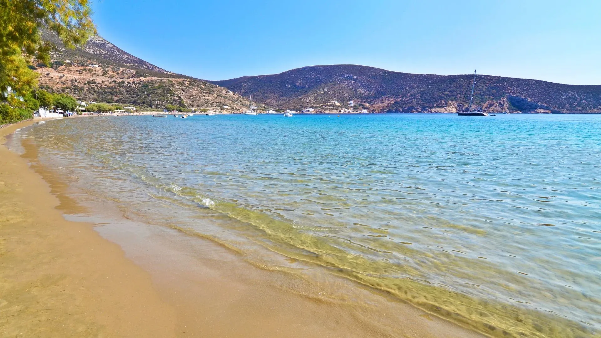 The Beach Of Vathy Sifnos - Grèce