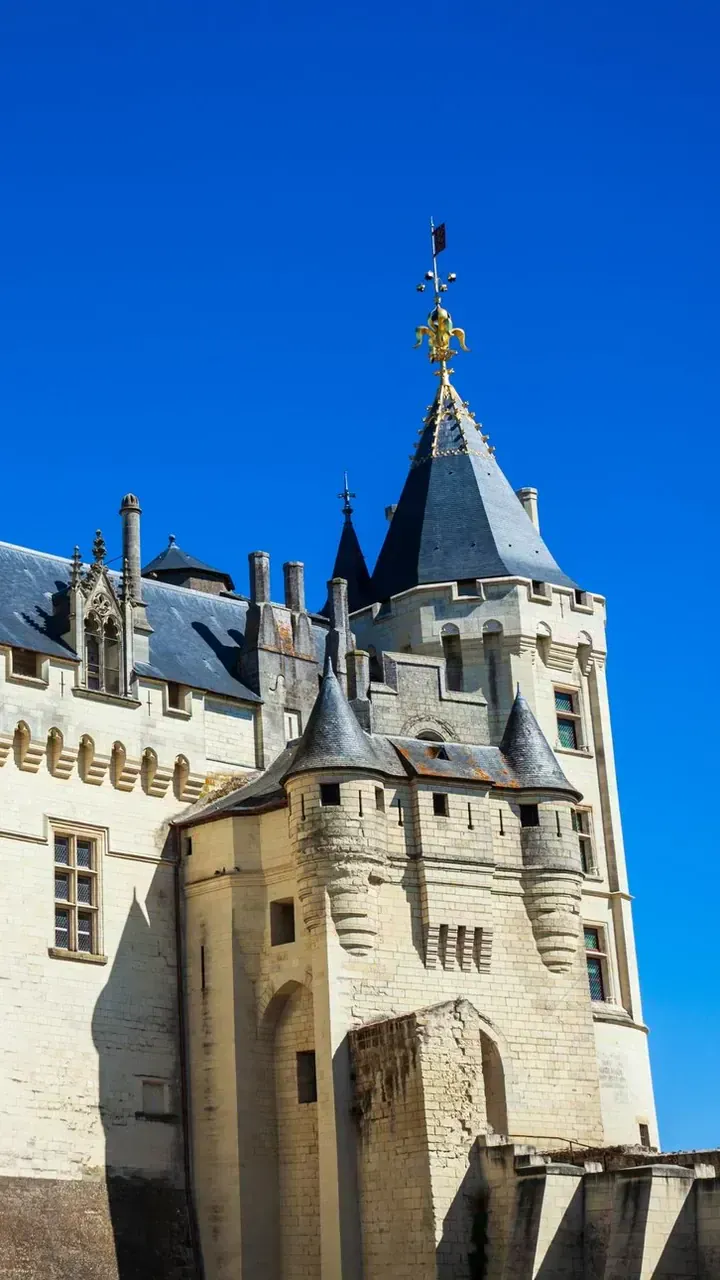 The castle of Saumur