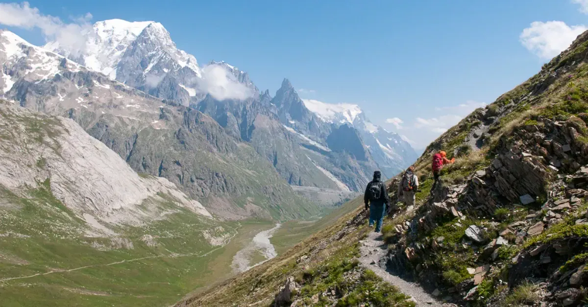 Tour du Mont-Blanc, étape 5 De Courmayeur à La Fouly