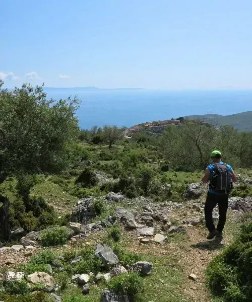 Vers le refuge Stella Alpina - Dolomites - Italie