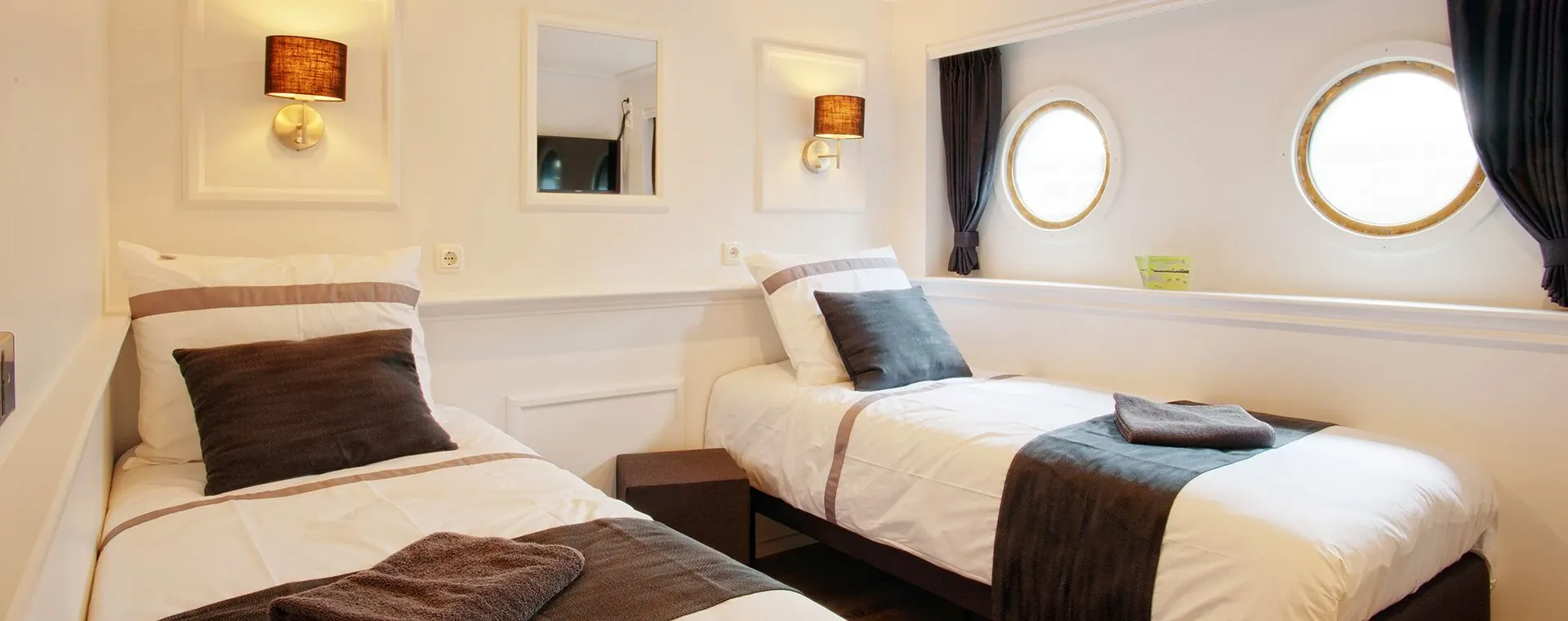 Cabine lits jumeaux du Magnifique II - Pays-Bas