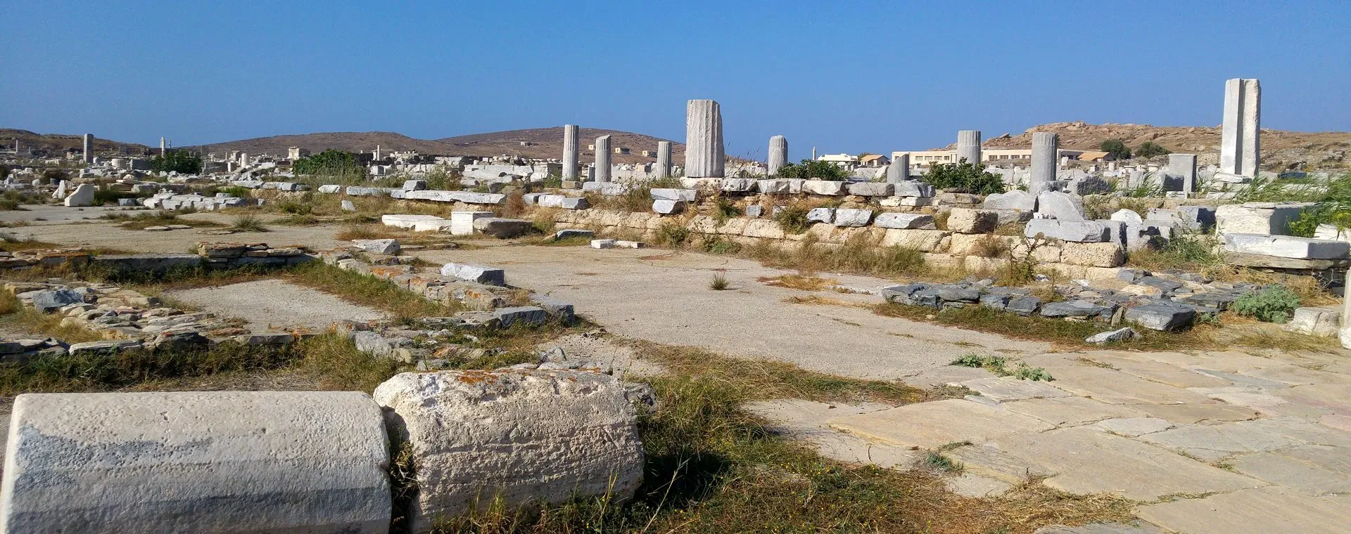 Vestiges Antiques Delos - Grèce