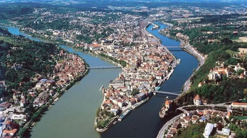 Vue Aerienne De Passau C Donau Touristik - Allemagne