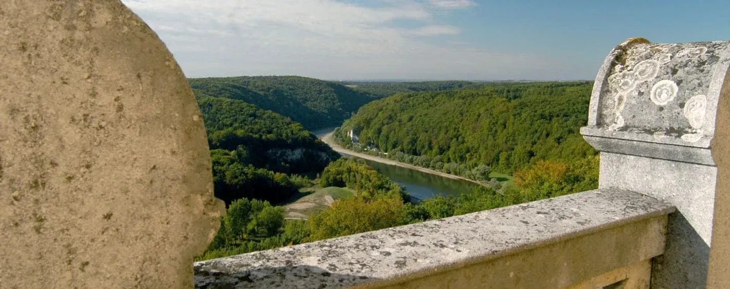 Vue Danube Depuis Befreiungshalle - Allemagne