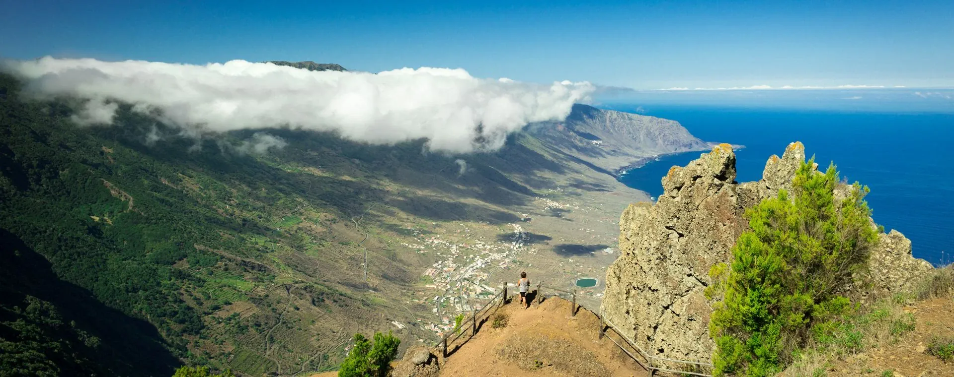Vue Depuis Mirador Jinama Ile El Hierro - Espagne