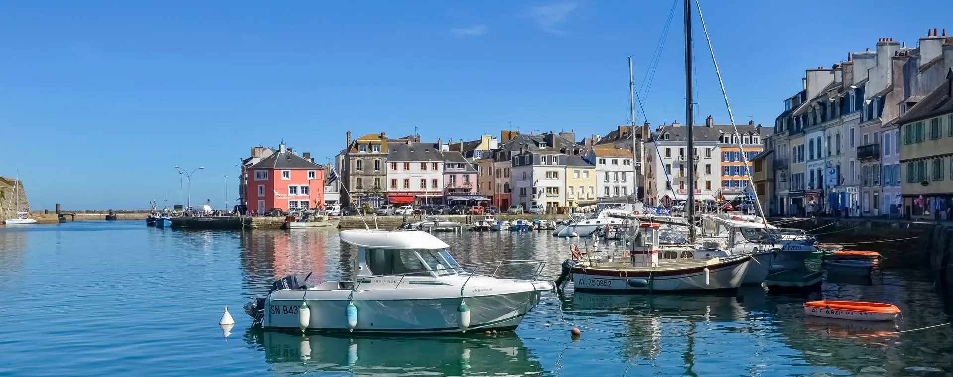 Vue Port Palais Belle Ile En Mer - France