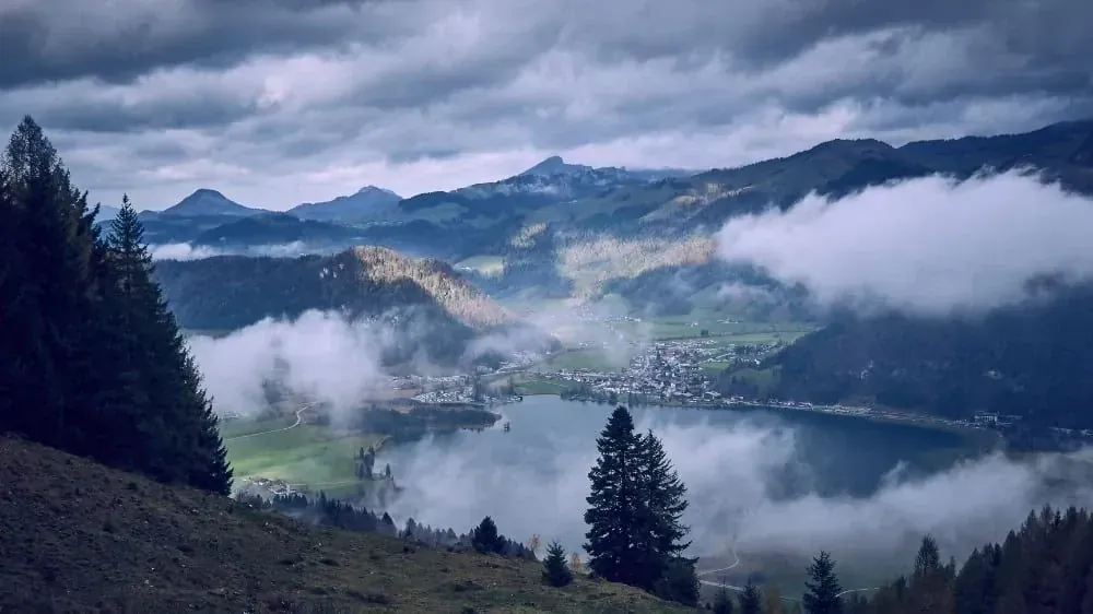 Vue Lac De Walchsee Tyrol Australien - Autriche