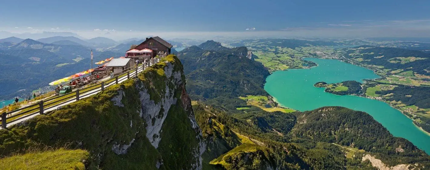 Vue Lac Mondsee Depuis Schafberg - Autriche
