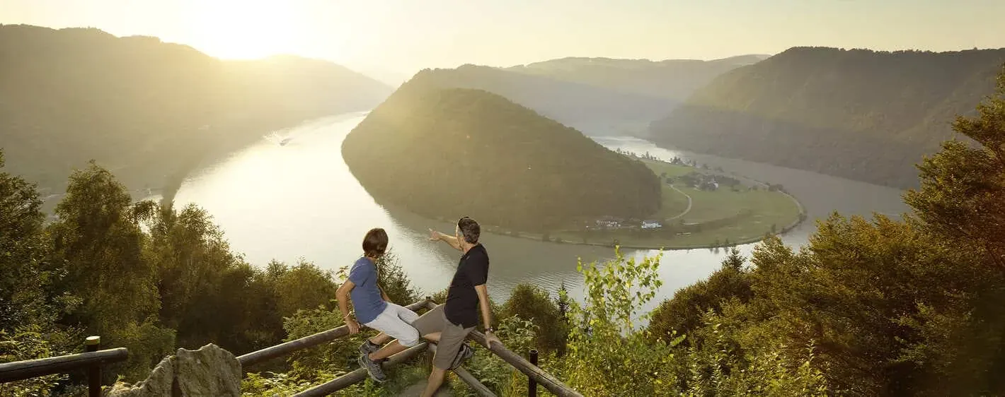 Vue Noeud Schlogen Danube - Allemagne