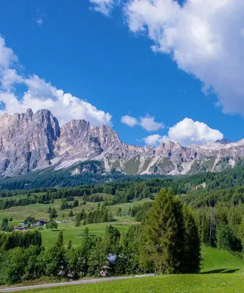 Vue sur Cortina d'Ampezzo - Dolomites - Italie