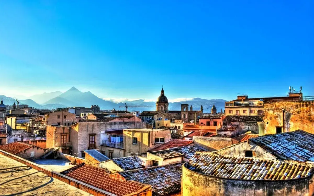 Vue sur les toits de Palerme - Sicile - Italie © Gandolfo Cannatella