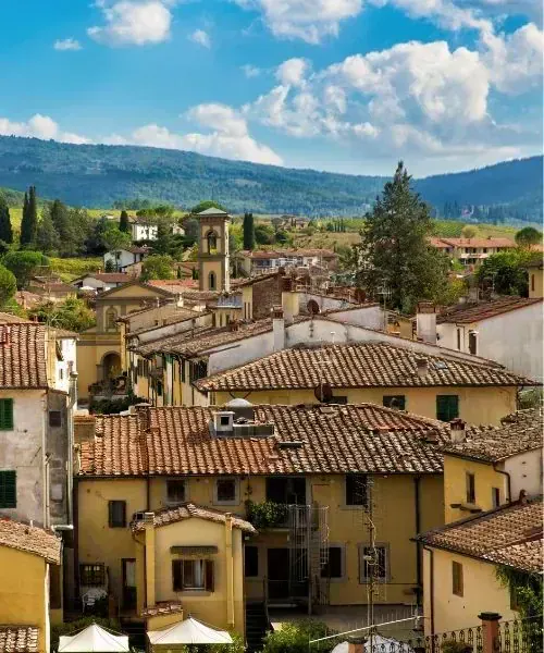 Vue sur Greve in Chianti - Toscane - Italie