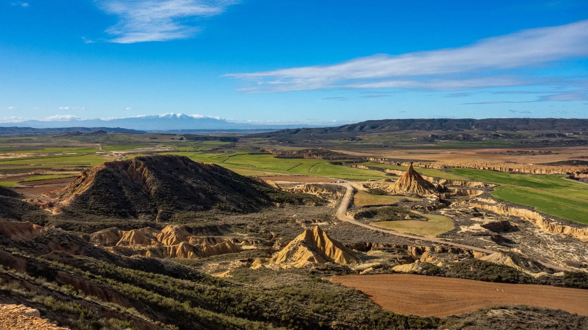 Vue Panoramaique Desert Des Bardenas C K.lagarde - Espagne