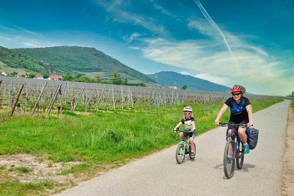 Vignobles Alsacien A Velo En Famille C Quentin Vanaker - France © Quentin Vanaker