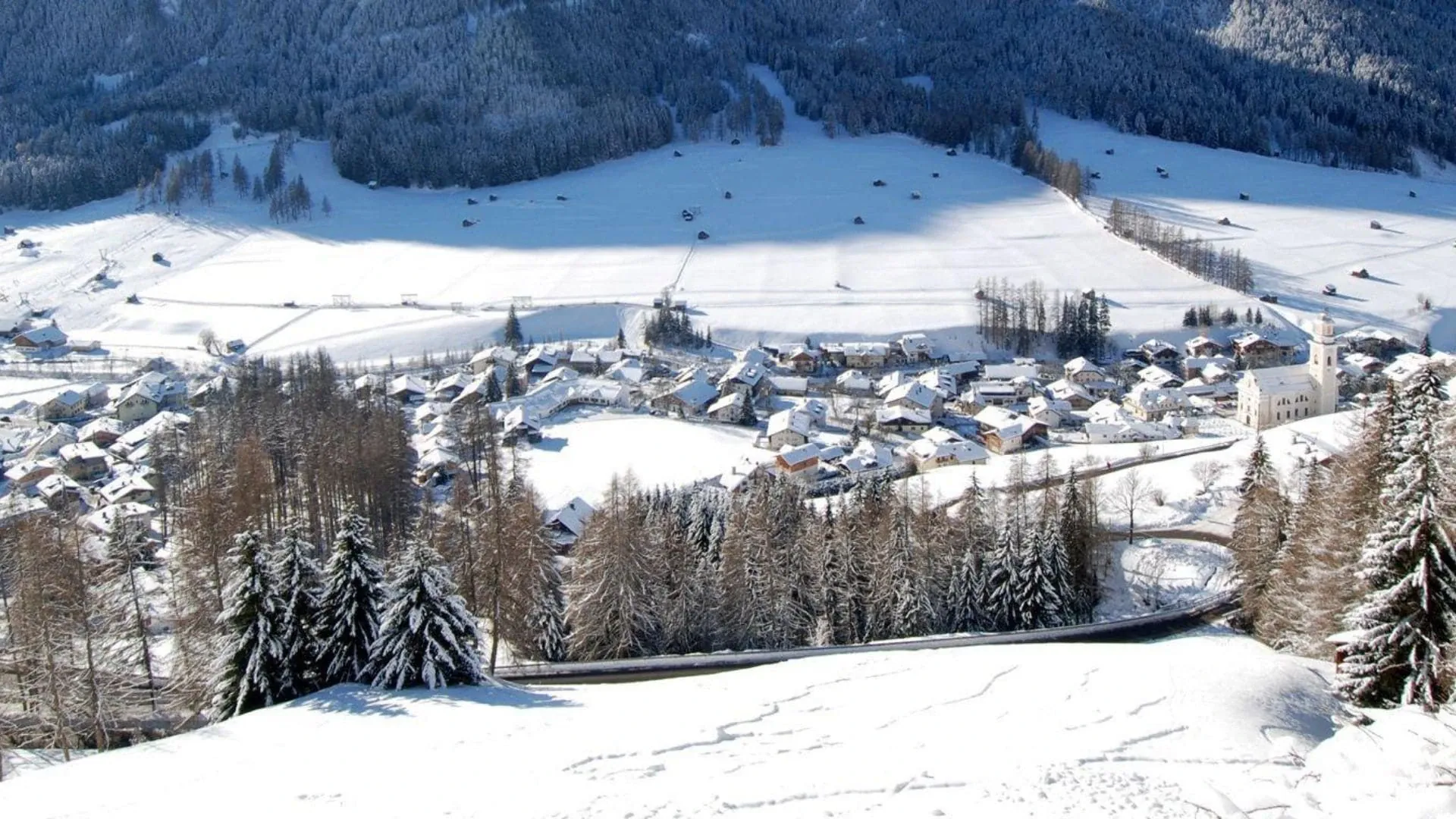 Village De Sexten En Hiver - Italie