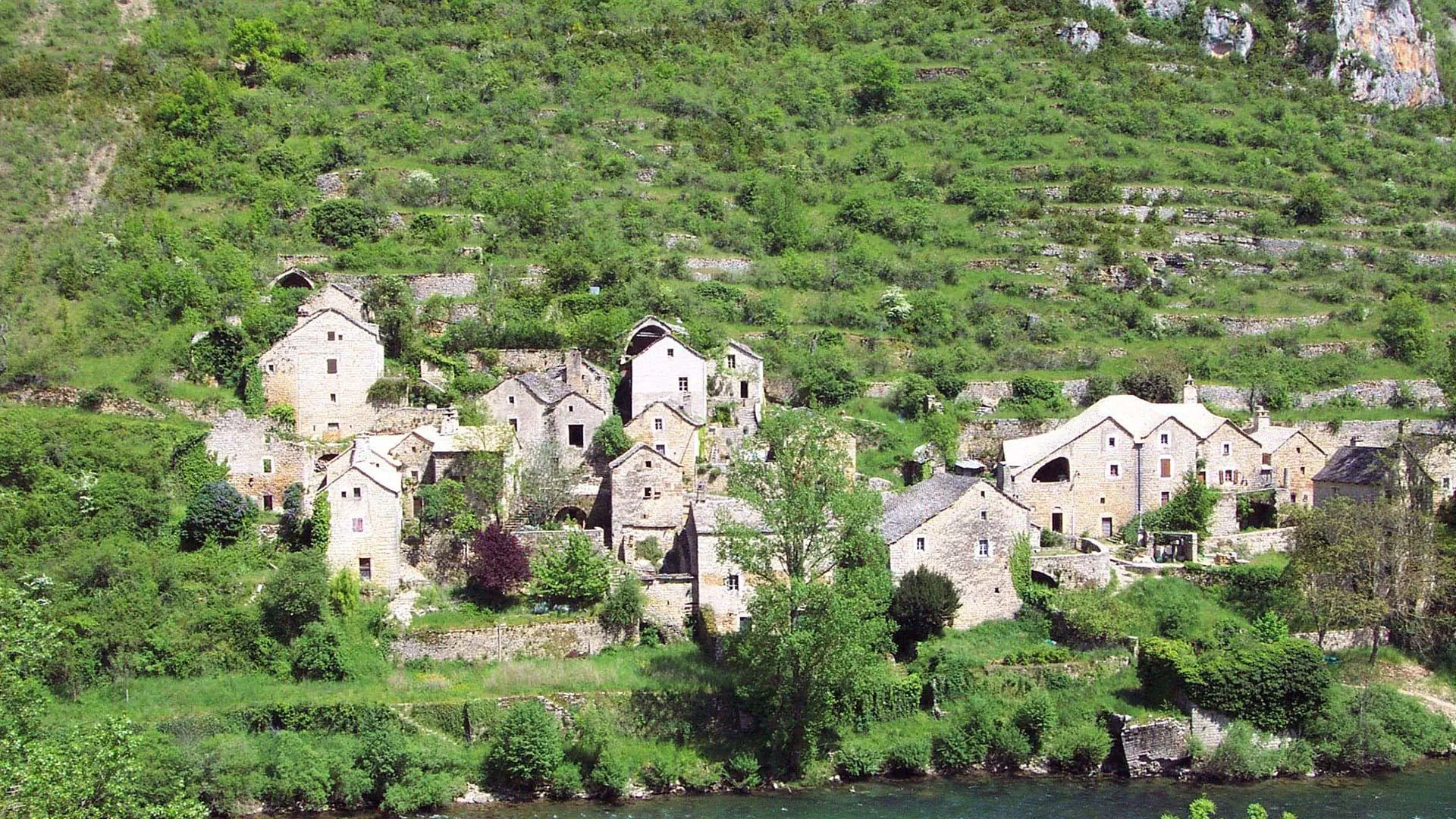 Village Hauterives Gorges Du Tarn Jonte - France